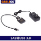 CableCC SAS轉22P SATA SFF-8482 SAS服務(wù)器硬盤(pán)轉SATA3.0 SSD擴展卡USB 3.0轉SAS 29PIN轉接卡帶芯片轉換 SFF-8482 SAS轉USB3.0+電