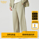 卡賓（CABBEEN）【織帶拼接】男裝LOGO提花運動褲2024秋冬新款寬松休閑衛(wèi)褲潮 駝色25 L 175/50