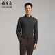 雅戈爾（YOUNGOR） T恤男士 秋冬季青年男士商務(wù)休閑長(cháng)袖POLO衫 深灰 L