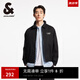 杰克·瓊斯（JACK&JONES）25年男裝春秋款外套男多色商務休閑夾克翻領(lǐng)100%純棉行政夾克短款 E40黑色 M
