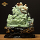 京城世家天然玉石大擺件招財(cái)山水玉雕客廳玄關(guān)大堂領(lǐng)導(dǎo)桌面裝飾品開(kāi)業(yè)擺設(shè) 節(jié)節(jié)高升*高風(fēng)亮節(jié)（38*17*44cm）