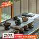萬仟堂（Edenus）高檔茶具套裝 家用客廳泡茶器全套送父母長輩伴手禮盒 萬事勝意A 秋山釉 1壺1海1漏6杯6碟 15頭