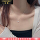 法蔻（farcoko）品牌小方糖項(xiàng)鏈女士公主方包鎖骨鏈時尚飾品生日情人節(jié)禮物送女友 小方糖項(xiàng)鏈-瓦片鏈 -【精美高檔禮盒】