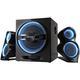 麥博（Microlab）T10 游戲音箱 HIFI電腦藍牙音響 三分頻 2.1多媒體有源音箱 黑色 T10
