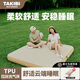 塔吉比（TAKIBI）充氣床墊拉絲自動氣墊床午休打地鋪戶外露營彈絲墊防潮墊TPU20 20cm雙人+2.0無刷泵【帶儀表盤】