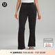 lululemon丨Loungeful 女士休閑直筒長褲 LW5EO5A 黑色 S