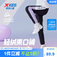 特步童裝女童加絨褲子拼接長(zhǎng)褲春秋新款兒童秋裝中大童運(yùn)動(dòng)褲 正黑色 165cm