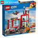 樂高（LEGO） 城市組男孩救援消防英雄場景拼搭積木玩具生日禮物 60215 城市消防局