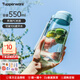 特百惠（Tupperware）樂趣550ml男女學(xué)生大容量運(yùn)動(dòng)便攜翻蓋直飲塑料水杯子父親節(jié)禮物 冰水藍(lán)550ml 1個(gè)