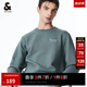 杰克·瓊斯（JACK&JONES）男裝春季新款衛(wèi)衣通勤上班胸前字母刺繡日常休閑上衣男223433114 E56深灰綠 XS 165