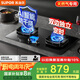 蘇泊爾（SUPOR）煤氣灶雙灶燃氣灶具灶臺5.2KW猛火67%熱效雙邊定時AI防干燒[家電國家補貼至高20%]天然氣DG1pro