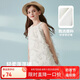 ASK JUNIOR女童連衣裙2025夏裝兒童裙子無袖薄款公主裙 白色 150
