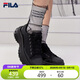 FILA 斐樂(lè)官方帆布鞋女鞋LAVA胖胖底厚增高鞋2025春夏板鞋休閑小白鞋
