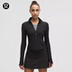 lululemon丨Define女士運(yùn)動(dòng)短款?yuàn)A克 *羅紋 Nulu? 芯吸 LW3HB6S 黑色 S /6