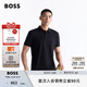 BOSS博斯【七夕節(jié)禮物】【100%棉 珠地布】男士高爾夫運(yùn)動(dòng)短袖Polo衫 402-深藍(lán)色 L
