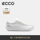 愛步（ECCO）25年夏季新款牛皮平底休閑德訓(xùn)板鞋 柔酷零點(diǎn)男鞋537754 白色43