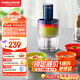 摩飛電器（Morphyrichards）絞肉機(jī) 家用套娃佐料機(jī)  多功能輔食機(jī)電動(dòng)料理機(jī)搗蒜器 攪拌機(jī)絞餡機(jī)碎肉機(jī) 標(biāo)配分類4碗 MR9405