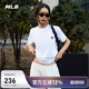 MLB短袖男女情侶百搭休閑經(jīng)典純色T恤25春季新款3ATSB0153-50WHS-M