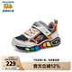 Skechers斯凱奇兒童鞋春秋款男寶寶閃燈鞋小童時(shí)尚潮流休閑運(yùn)動(dòng)鞋407606N 銀色/黑色/SLBK 26