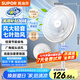 蘇泊爾（SUPOR）14寸七葉輕音柔風電風扇/家用立式落地扇/臺式桌面電扇/廣角搖頭大風力宿舍小型風扇EFP-004A-35