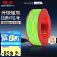 德力西（DELIXI）電線電纜ZC-BV2.5平方阻燃單芯單股家用銅芯電線100米黃綠地線 