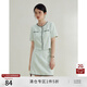 自巧（ZIQIAO）小個(gè)子小香風(fēng)時(shí)髦套裝夏季短款a字半身裙女2023新款氣質(zhì)襯衫 海沫綠裙子 M （4碼） 155-158cm左右參考