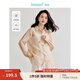 茵曼（INMAN）【商場(chǎng)同款】亞麻印花襯衫2025夏季女裝新款長(zhǎng)袖寬松遮肉上衣 杏色-屏風(fēng)花 L