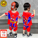 G.DUCKKIDS聯(lián)名奧特曼衣服男童套裝夏季薄款兒童運動服帥氣小男孩短袖短褲潮 紅色蜘蛛俠送面具 110 （建議身高100cm 4-5歲）cm