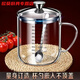 刻度杯子水杯耐高溫計量玻璃牛奶咖啡杯帶蓋茶杯刻度水杯 主圖款帶勺