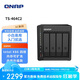 威聯(lián)通（QNAP）TS-464C2 宇宙魔方四核心處理器nas家用網(wǎng)絡(luò)存儲(chǔ)服務(wù)器內(nèi)置雙M.2插槽AI個(gè)人私有云