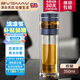 寶威瑪（BVGMAV）玻璃杯茶水分離泡茶水杯子雙層隔熱防燙辦公商務(wù)杯定制高檔禮品