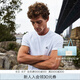 Calvin KleinJeans【七夕禮盒】夏季男女情侶ck純棉落肩袖寬松短袖T恤40HM229 YAA-亮白色 L （推薦150-170斤）