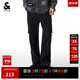 杰克·瓊斯（JACK&JONES）衣服男裝907寬松牛仔褲男多口袋工裝褲直筒潮流黑灰褲子品牌男褲 深灰牛仔 31 175 W31/L30