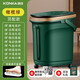 康佳（KONKA） 泡腳桶過(guò)小腿加熱恒溫家用全自動(dòng)高深桶電動(dòng)按摩足浴盆神器洗腳桶  送長(cháng)輩爸爸送父親送母親 【配漏電保護開(kāi)關(guān)-綠】智能恒溫+足浴禮包