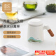 圓樂（circle joy）茶杯茶水分離泡茶公道杯喝茶水杯子辦公杯帶過濾茶漏茶具花茶杯