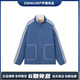 阿迪達斯 （adidas）originalsCITYSKATE拼色雙面穿抓絨運動(dòng)夾克外套男女同款深藍 深藍 XL