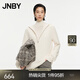 JNBY/江南布衣秋冬新品美莉諾棉羊毛針織衫連帽套頭柔軟毛衫5O8312380 111/淡米白 XS