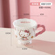 MARSICA三麗鷗水杯新年禮物帶蓋咖啡杯陶瓷馬克杯辦公室茶杯高顏值可愛(ài) 官方正版凱蒂貓400ML