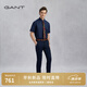 GANT【亞洲版型】GANT/甘特春季男士商務(wù)通勤直筒休閑褲百搭舒適長(zhǎng)褲 410海洋藍(lán)色 34