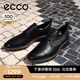 愛(ài)步（ECCO）皮鞋男 男士皮鞋夏季休閑皮鞋透氣軟底商務(wù)德比鞋 適動(dòng)混合836404 黑色83640401001 39