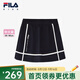FILA斐樂兒童童裝短裙2024夏季新款中大童女童運(yùn)動網(wǎng)球針織褲裙 RD寶藍(lán)-NV 140