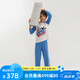 愛(ài)慕兒童（AIMER KIDS）莫代爾男女童兒童睡衣家居服可外穿秋新薄款?yuàn)W特曼IP聯(lián)名|奶皮衣 賽羅對(duì)戰(zhàn)貝利亞 160