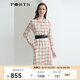 PORTS寶姿女裝 秋冬新品長(zhǎng)袖長(zhǎng)連衣裙LL9D123LPT010 淺紅色印花 S (4)