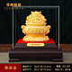 菲斯鉑亞絨沙金聚寶盆擺件招財進(jìn)寶聚財喬遷開(kāi)業(yè)禮物高檔客廳辦公室裝飾品 【順豐包郵】絨沙金聚寶盆 18*18*22.5CM