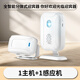 立可安分體式迎賓器歡迎光臨感應器店鋪進(jìn)門(mén)語(yǔ)音感應器迎賓紅外語(yǔ)音門(mén)鈴 1主機+1感應器 分體式迎賓器
