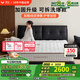 穗寶記憶棉床墊獨(dú)立彈簧可拆洗1.8x2米 席夢(mèng)思護(hù)脊雙面睡感東方夢(mèng)浮云 浮云【可拆洗/適中睡感/25cm】 180*200cm