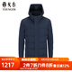 雅戈?duì)枺╕OUNGOR）男士秋冬男式立領(lǐng)帶帽棉中長(zhǎng)羽絨服鴨絨填充溫暖舒適 藏青 L 175/96A