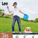 Lee【張凌赫代言】411舒適高腰小直腳中深藍色水洗女牛仔褲A5662 中深藍(25褲長) 27 (110-115斤可選)