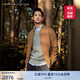 TOMMY HILFIGER【出走都市】春夏男裝潮流商務(wù)休閑棒球飛行員夾克外套男J9384 棕色GWJ M （推薦：135-150斤）