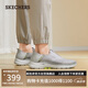 斯凱奇（Skechers）【甄子丹同款】閃穿鞋男士夏季健步鞋休閑運(yùn)動(dòng)鞋216278
